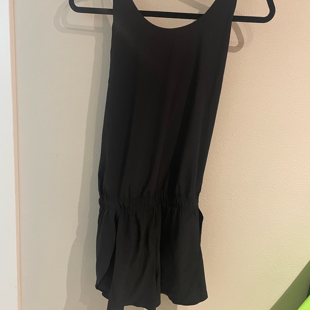 Black Running Romper